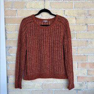 Lilla P Women's Rust Chenille Sweater